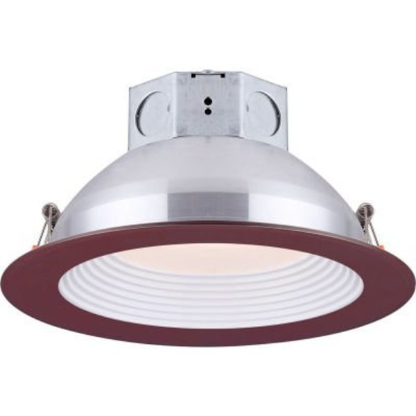 Amax Lighting Amax Lighting 6" Round LED Baffle Recess Down Light, 14W, 120V, 3000K, Bronze LED-BR6P-BZ